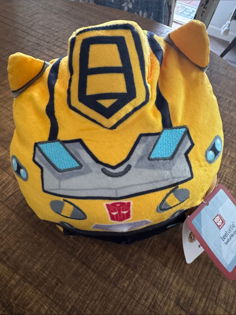 Transformers Bumblebee Plush Toy - Yellow Kids Pillow Buddy